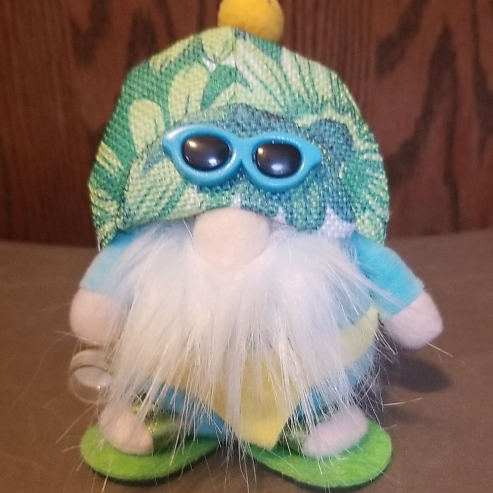 😎Whimsical Gnome Decor with Blue and Green Accents